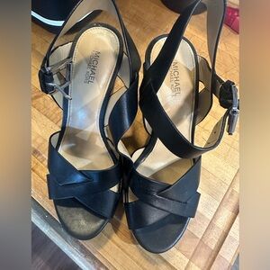 Michael Kors Black Wedge size 7